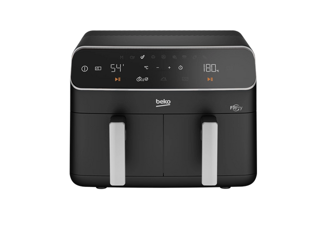 Beko Air Fryer 8.5 L 2400W 9 Programs Black Double Basket