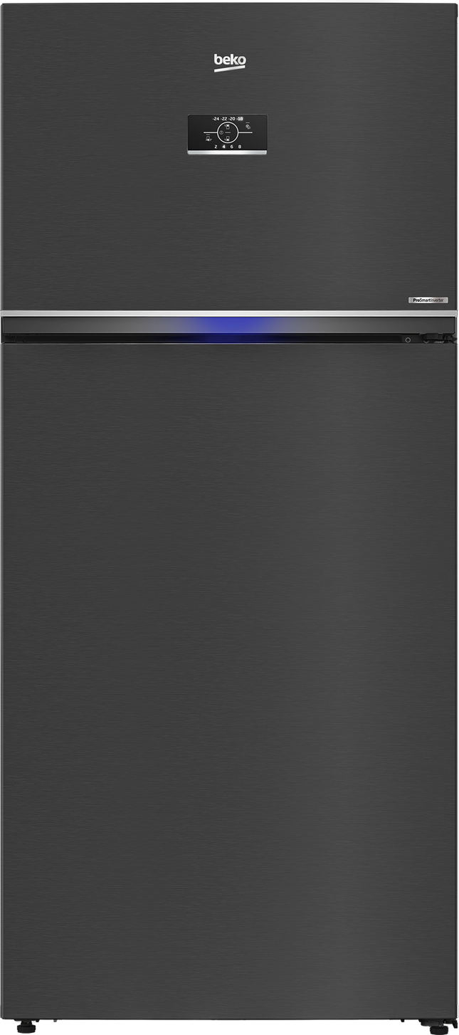 Beko Refrigerator Manhattan Gray 630 L Inverter with Screen A+