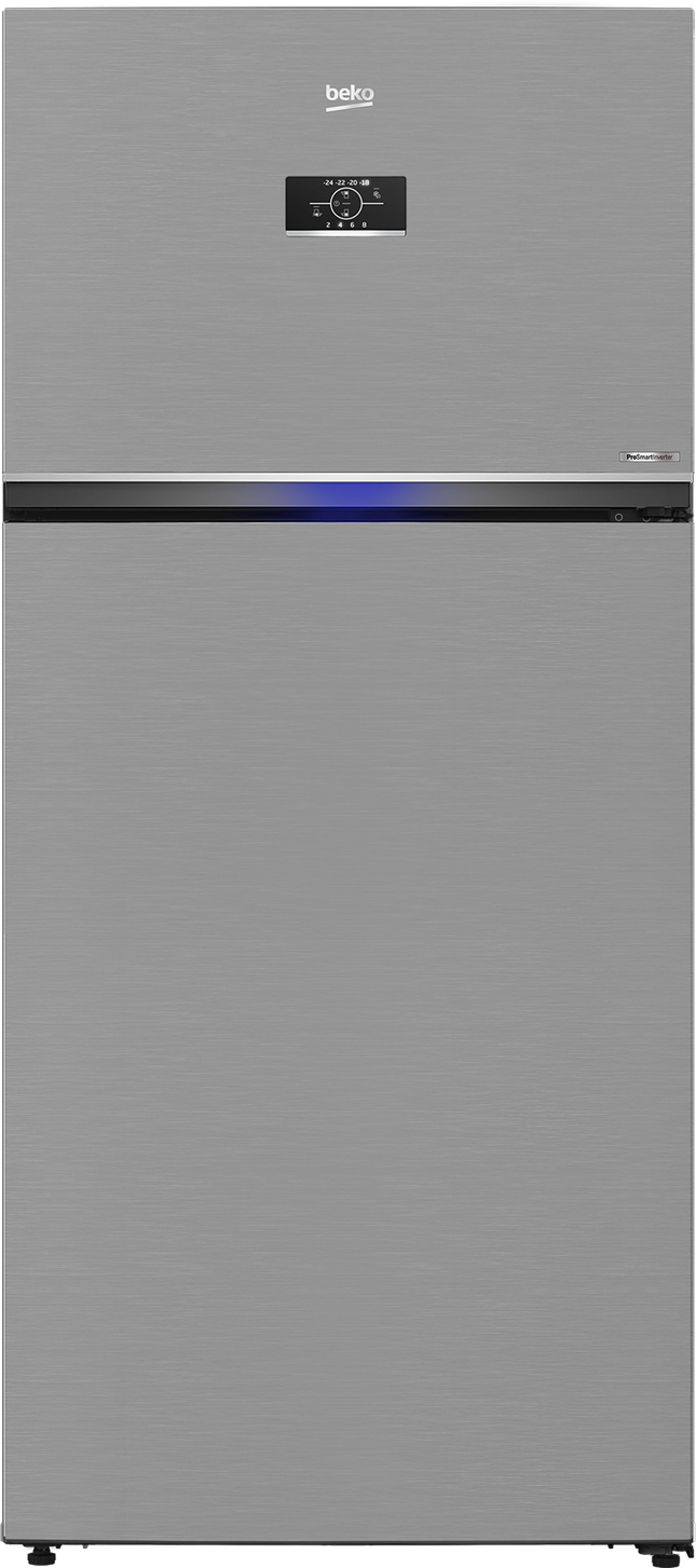 Beko Refrigerator Silver 630 L Inverter with Screen A+