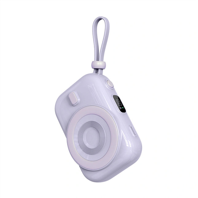 بوربانك مغناطيسي صغير محمول بقوة 22.5 وات مع شحن سريع