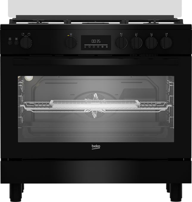 10.10.33.0022BekoBGGR 11225 GB: Freestanding Cooker (Fan-assisted Gas, 90 cm)