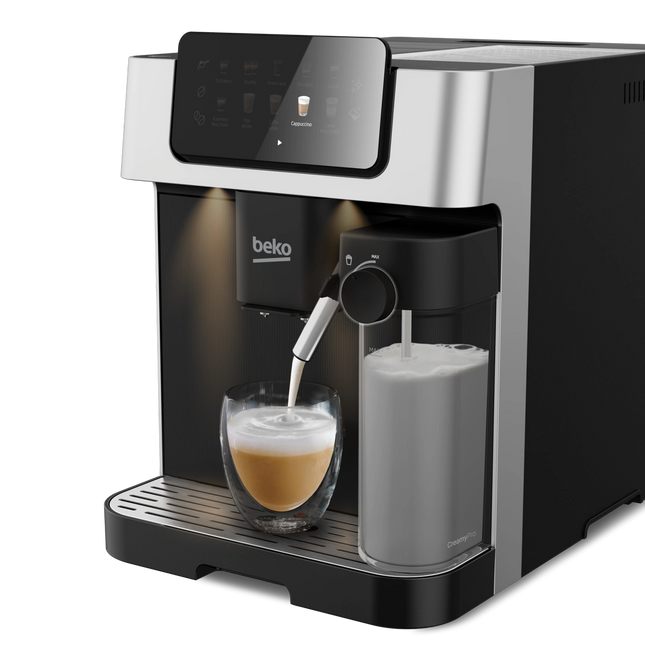 Beko Espresso Coffee Machine 19 Bar 1350W Coffee Bean Storage Different Cup Sizes