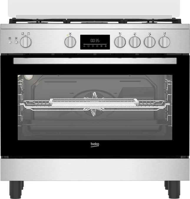 10.10.33.0021BekoBGGR 11225 GXA: Freestanding Cooker (Fan-assisted Gas, 90 cm)
