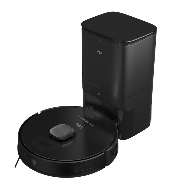 "Beko Smart Robot Vacuum 5000 Pa Suction 0.4L Capacity
"