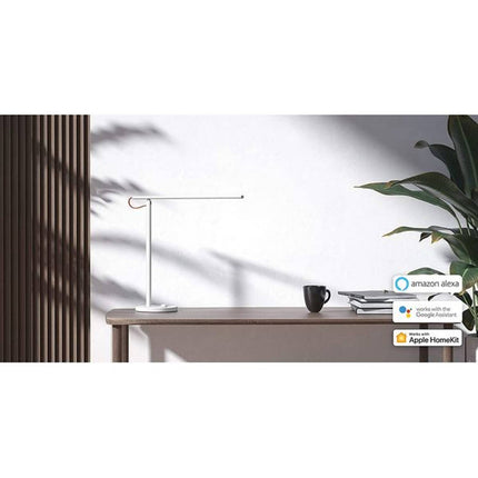 مصباح المكتب الذكي شاومي (Mi Smart LED Desk Lamp 1S) - إضاءة خالية من الوميض مع 4 وضعيات حماية للعين وتحكم ذكي