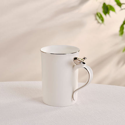 Karaca Müge Anlı Platinum Bird Bone China Mug 300ml