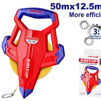 EMTOP EMTP85001 50 Meter Measuring Tape
