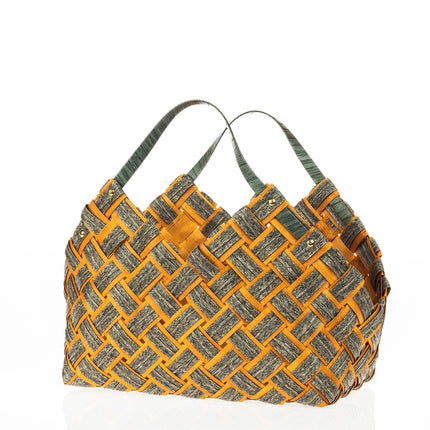 Cloee Small Natural Tone Woven Storage Basket