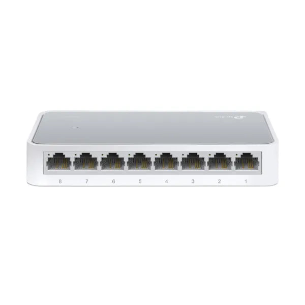 محول بثمانية منافذ TP-Link TL-SF1008D محول بثمانية منافذ TP-Link TL-SF1008D