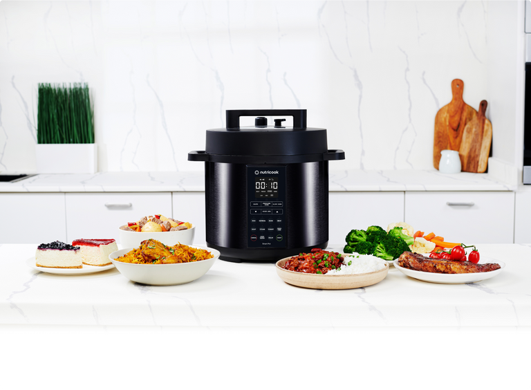 طنجرة NUTRICOOK Smart Pot 2 | متعددة الاستخدامات 9 في 1 | 4 لتر - أسود طنجرة NUTRICOOK Smart Pot 2 | متعددة الاستخدامات 9 في 1 | 4 لتر - أسود