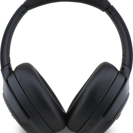 Lacoste Monogramme ANC Bluetooth Wireless On-Ear Headphones, Active Noise Cancelling, 42H Playtime - Black