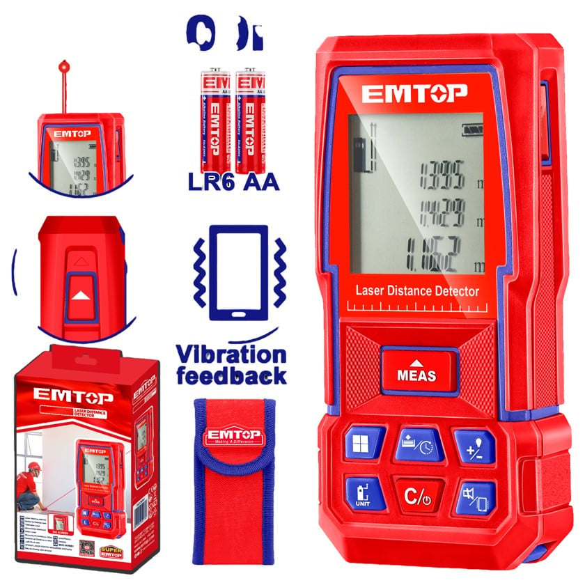 متر ليزر EMTOP ELDD1008 متر ليزر EMTOP ELDD1008