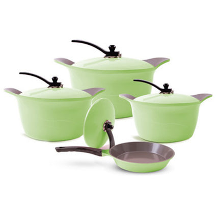 1961 Arshia Ceramic Cookware Set 8pcs Green