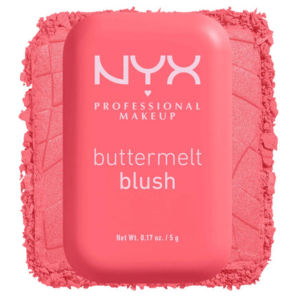 NYX Buttermelt Blush - Buildable Creamy Shimmer Blush