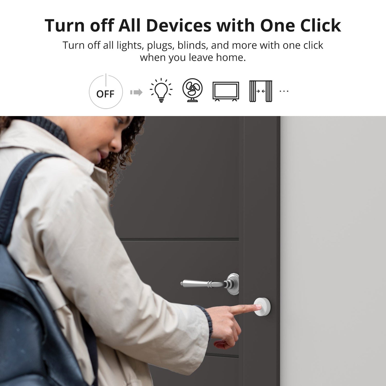 زر تحكم ذكي لاسلكي بتقنية Zigbee زر تحكم ذكي لاسلكي بتقنية Zigbee