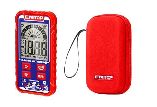 EMTOP EDMR160013  Digital Multimeter with Carrying Case