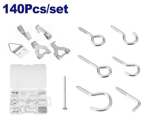 EMTOP EMVJ1B01  140 Pcs Screw Hooks Kit