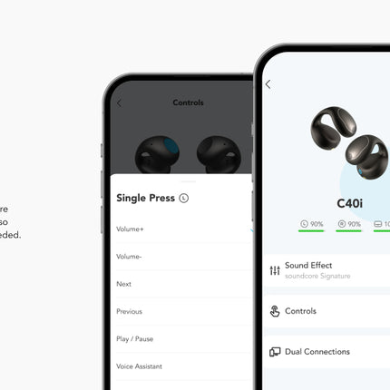 Anker C40iAnkerSoundcore C40i | Flexible and Comfortable Clip-On Earbuds
