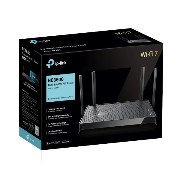 راوتر ثنائي النطاق مزود بتقنية الواي فاي 7 -TP-Link Archer BE230 راوتر ثنائي النطاق مزود بتقنية الواي فاي 7 -TP-Link Archer BE230