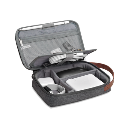 حقيبة تنظيم الإلكترونيات WiWU Minimal Tech Pouch - تصميم نحيف ومقاوم للماء لتنظيم الملحقات التقنية