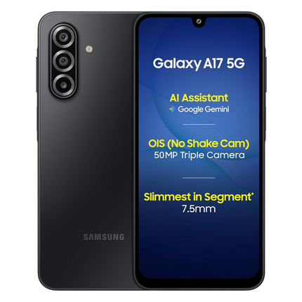 Samsung Galaxy A16 5G Smartphone - 8GB RAM - Black, Grey & Blue