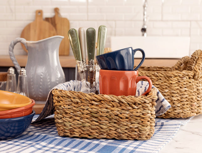 Moni Medium Wicker Basket - Natural Storage Solution