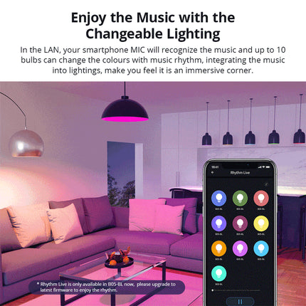 B05 SONOFF Wi-Fi Smart RGB LED Bulb