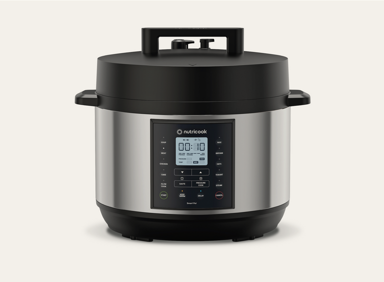 طنجرة NUTRICOOK Smart Pot 2 | متعددة الاستخدامات 9 في 1 | 10 لتر - ستانلس ستيل طنجرة NUTRICOOK Smart Pot 2 | متعددة الاستخدامات 9 في 1 | 10 لتر - ستانلس ستيل