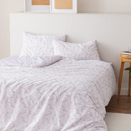 Octave King Size Purple Elastic Ranforce Duvet Cover Set