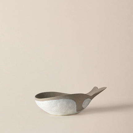 Nemo Resin Bowl - Beige & Cream Decorative Display