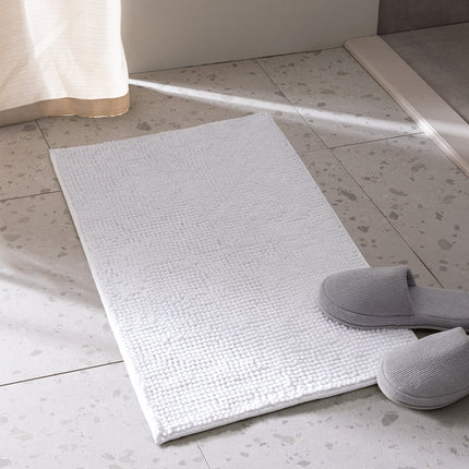 Conques White Bath Mat – Plush Soft Luxury