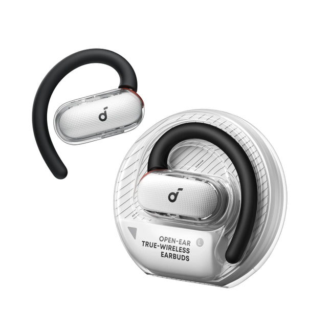 سماعات ساوند كور (Soundcore V40i) من أنكر بتصميم الأذن المفتوحة، علبة بدون غطاء، خطاف أذن قابل للتعديل بـ 4 وضعيات، مقاومة للماء IP55، بلوتوث 5.4 ومكالمات واضحة بالذكاء الاصطناعي 