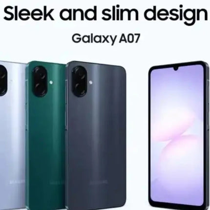 هاتف سامسونج جالكسي A07 (Samsung Galaxy A07) - شاشة 6.7 بوصة بمعدل 90 هرتز وبطارية ضخمة