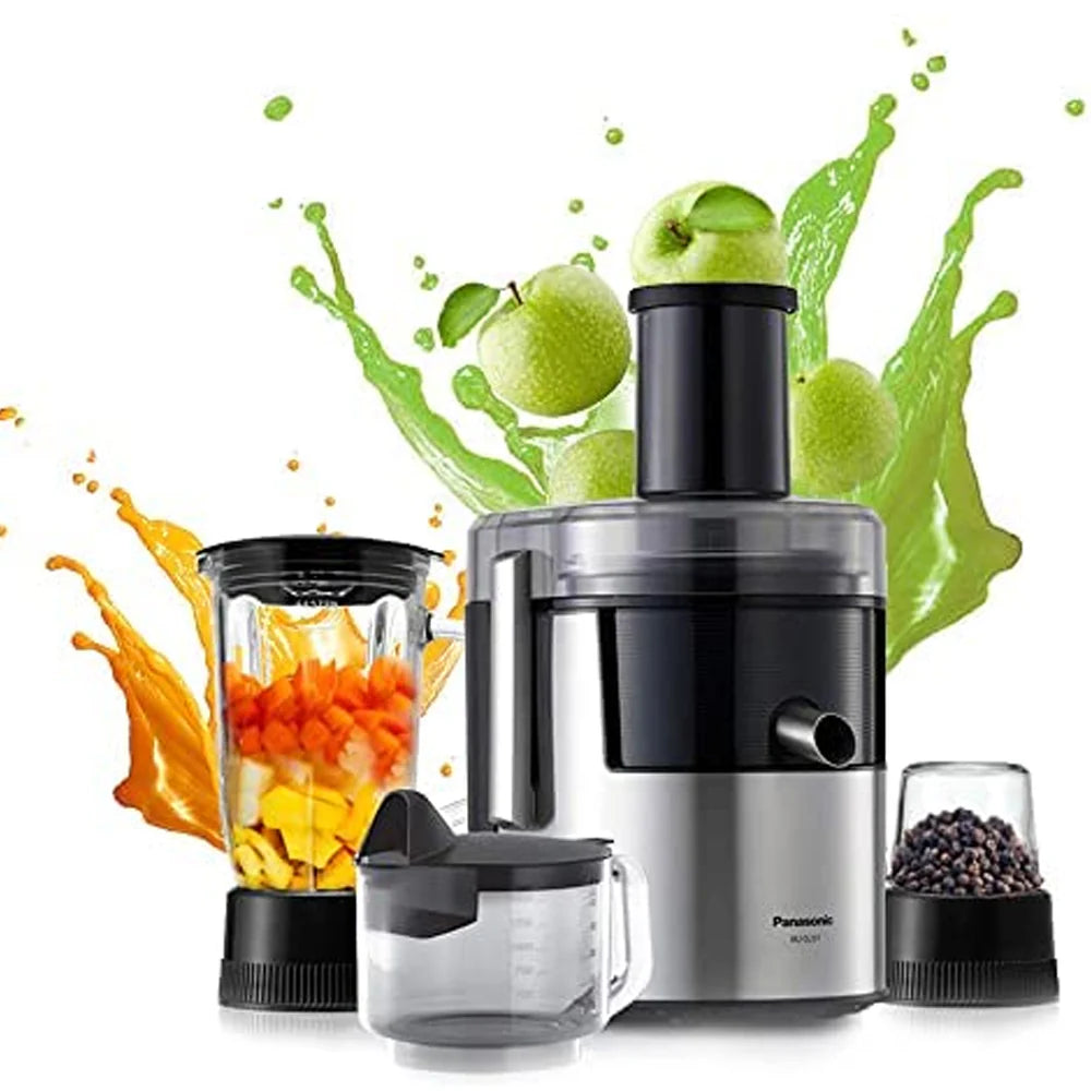 Panasonic MJ-DJ31STN 3-in-1 Juicer, Blender, Grinder – Available Panasonic MJ-DJ31STN 3-in-1 Juicer, Blender, Grinder – Available
