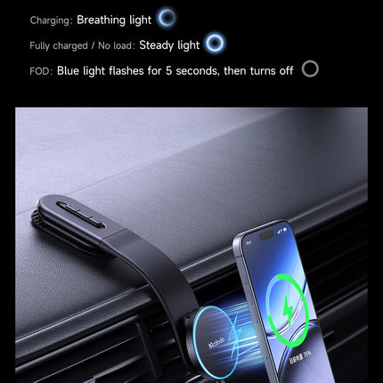MCDODO MagiGo Pro Magnetic Wireless Car Charger 15W