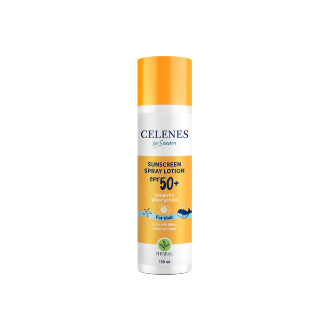 Celenes Kids Sunscreen Spray SPF50+ 150ml Bottle