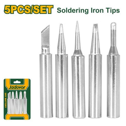 JADEVER Soldering Iron Tip Set – 5 pcs