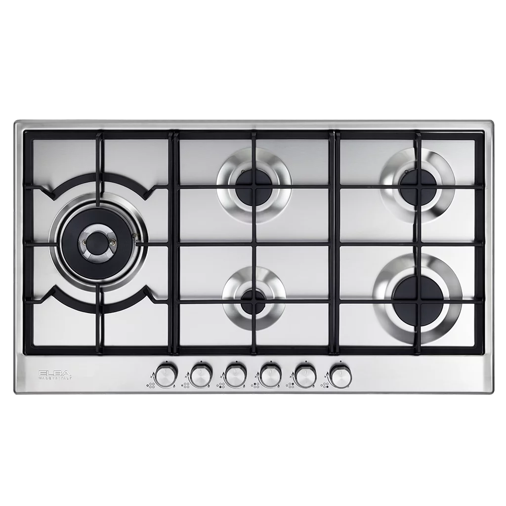 موقد غاز مدمج من إلـبا 90 سم ELIO 95-565 موقد غاز مدمج من إلـبا 90 سم ELIO 95-565