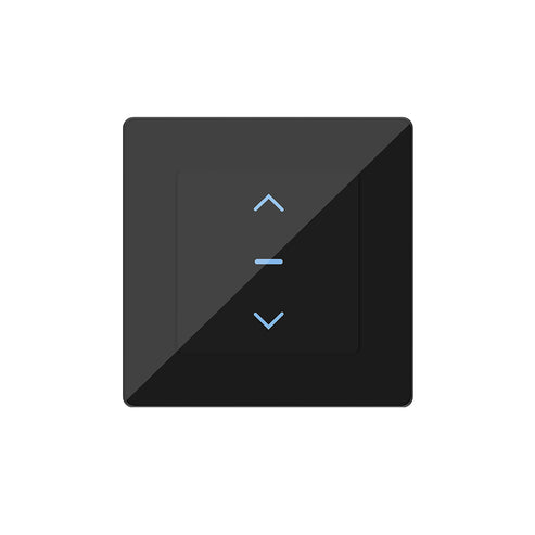 WiFi Touch Smart Curtain Switch (EU Type, Black) WiFi Touch Smart Curtain Switch (EU Type, Black)