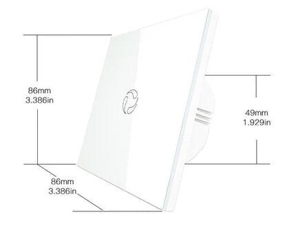 Moes 20A WiFi Smart Boiler Switch – EU Type – White
