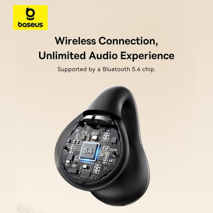 سماعات باسوس (Baseus Bass 15 Clip OWS) لاسلكية - تصميم مشبك الأذن المفتوح - بطارية تدوم 30 ساعة - تقنية تعزيز الباس - بلوتوث 5.3