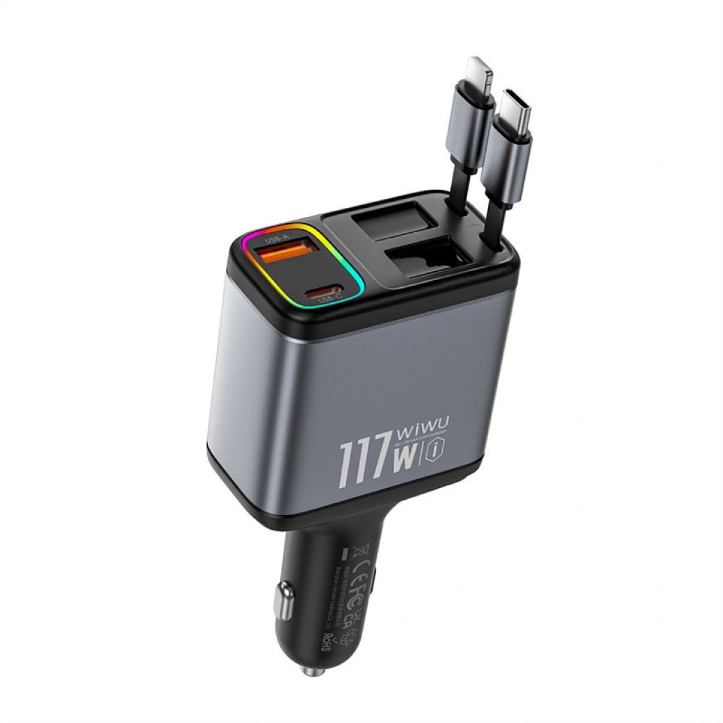 شاحن سيارة سريع Exeed 117W QC+PD شاحن سيارة سريع Exeed 117W QC+PD