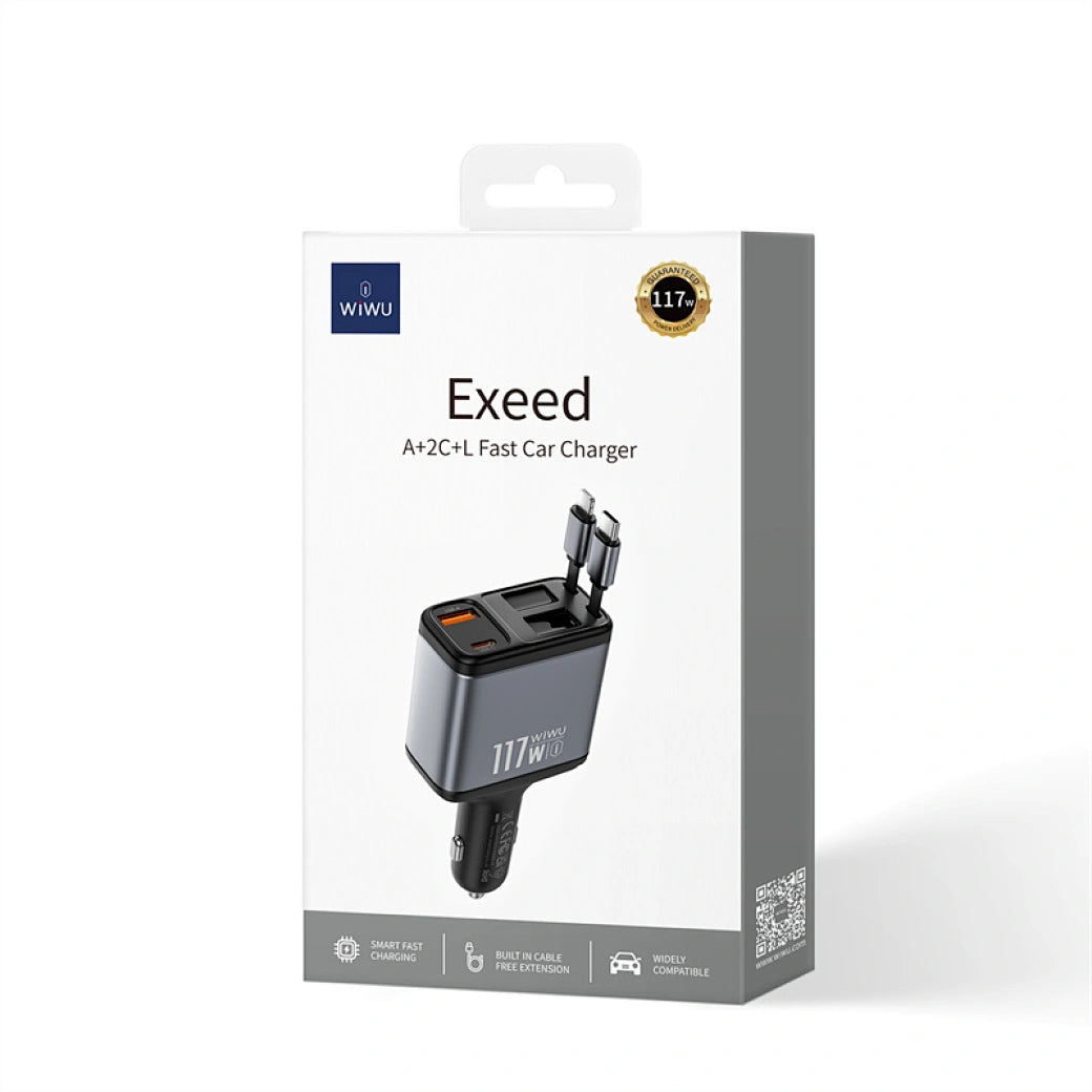 شاحن سيارة سريع Exeed 117W QC+PD شاحن سيارة سريع Exeed 117W QC+PD
