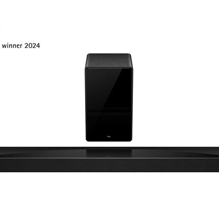 ساوند بار تي سي إل (TCL) موديل Q75H بنظام 5.1.2 قناة - تقنية Ray-Danz - نظام Dolby Atmos - مضخم صوت لاسلكي - قوة 440 واط - بلوتوث 5.2
