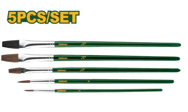 JADEVER 5‑Piece Paint Brush Set