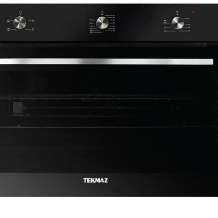 Tekmaz Built-in Gas Oven 90cm with Double Fan – Stainless Steel