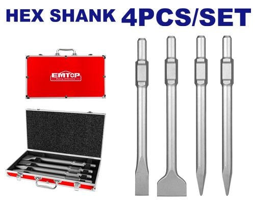 EMTOP 4-Piece Chisel Set EMTOP 4-Piece Chisel Set