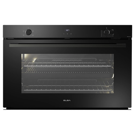 Elba Built-in Gas Oven Black 90 cm 8 Functions 106 L