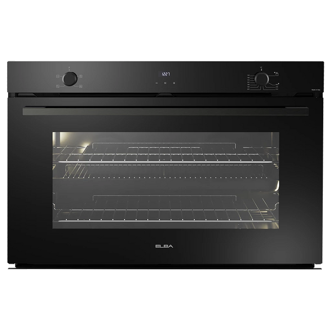 Elba Built-in Gas Oven Black 90 cm 8 Functions 106 L