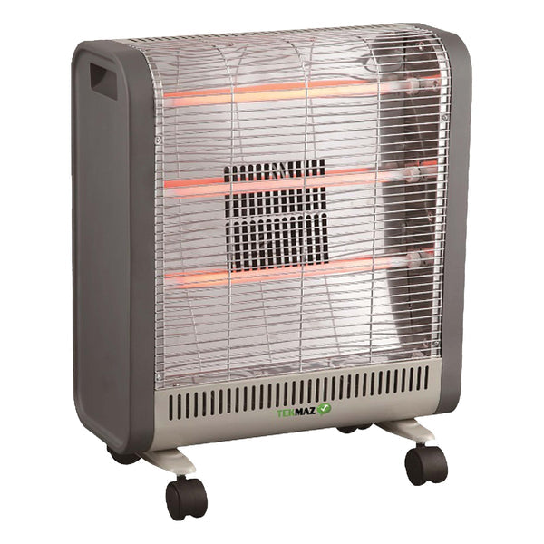 مدفأة كهربائية بقوة 1800W - رمادي مدفأة كهربائية بقوة 1800W - رمادي